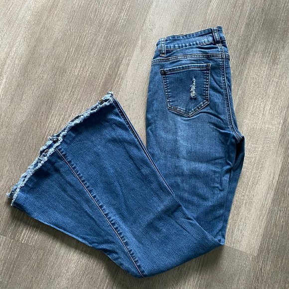 Lil Bees Bohemian Flare Jeans S6 - Picture 1 of 1